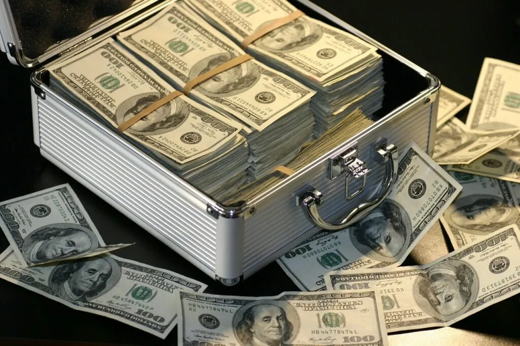 dinheiro de bancos