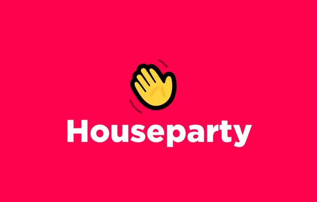 Imagem mostra o logotipo da HouseParty chamadas de vídeo