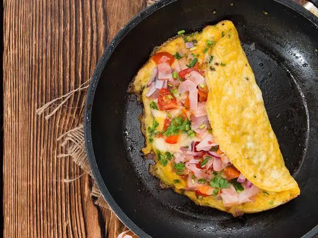 Imagem mostra Receitas de omelete  