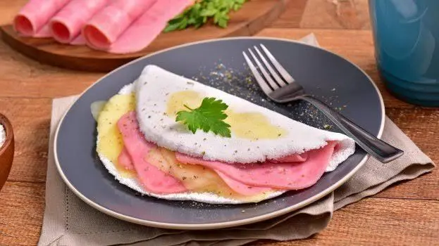 Imagem mostra receitas de tapioca