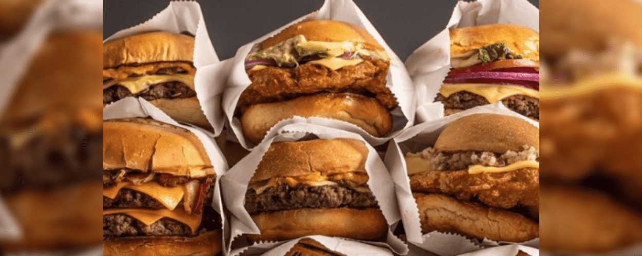 Variedade de hambúrgueres produzidos pela Bullguer, uma das maiores marcas de versões gourmet do prato.