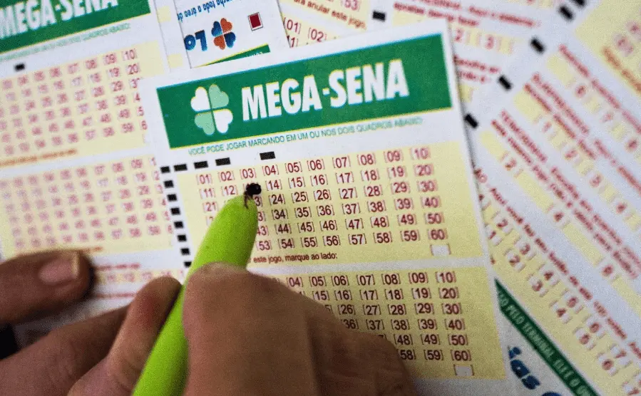 Imagem mostra aposta da mega-sena