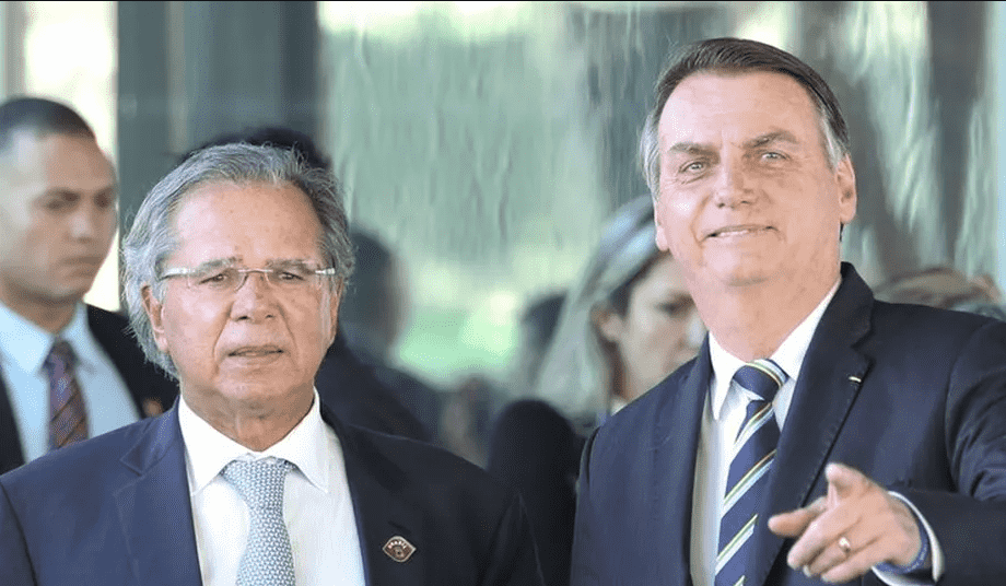 Bolsonaro e paulo guedes cpmf