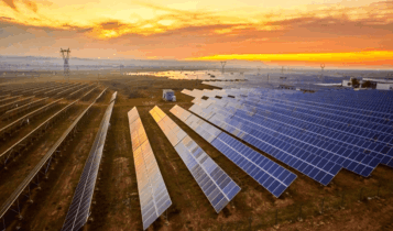 Energia solar: a energia do futuro Imagem mostra placas de energia solar