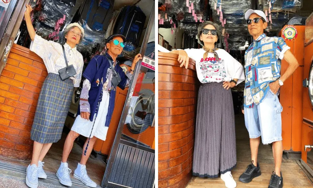 casal de idosos de Taiwan