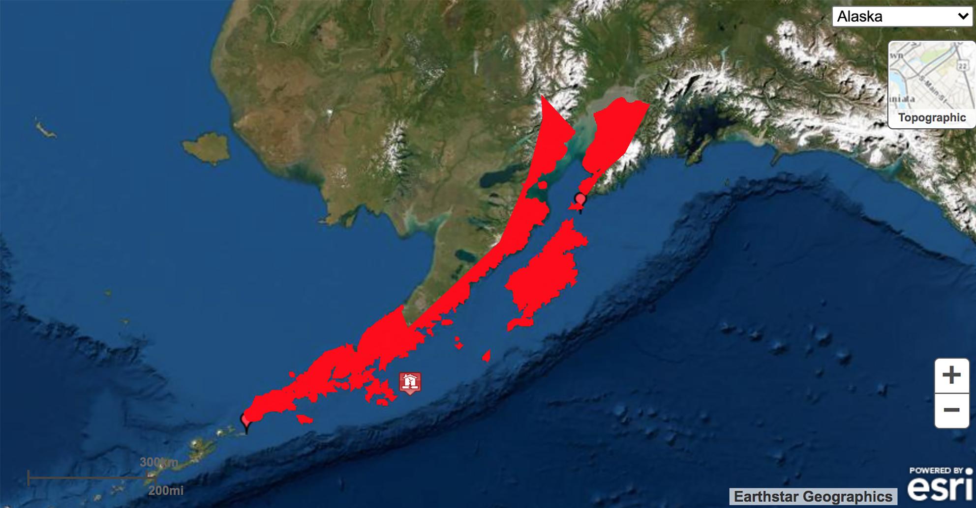 alerta de tsunami no alasca