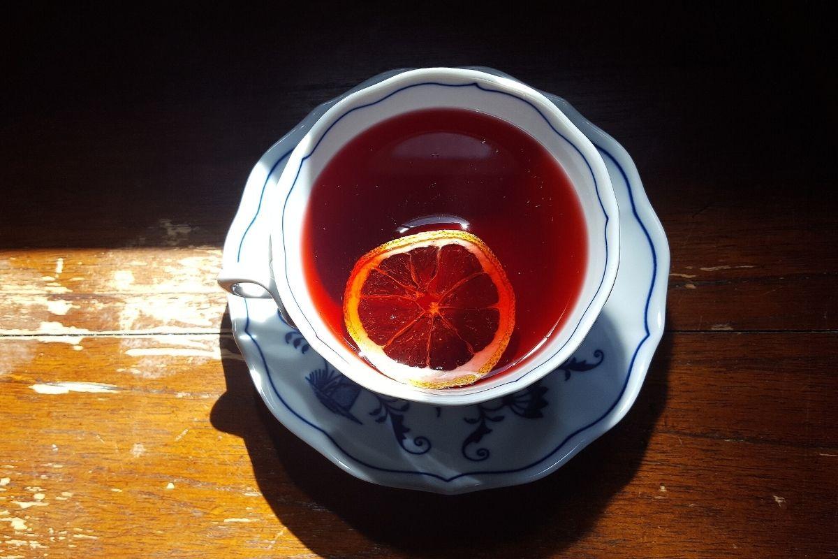 chá de hibisco