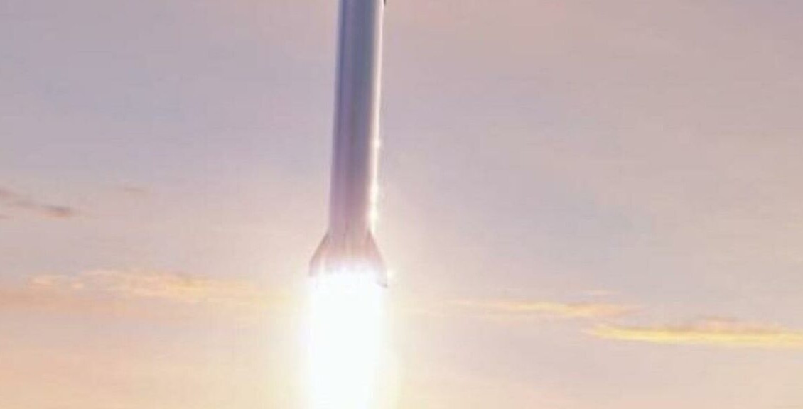primeiro voo da starship
