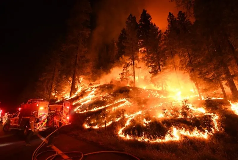 Incêndio na Califórnia