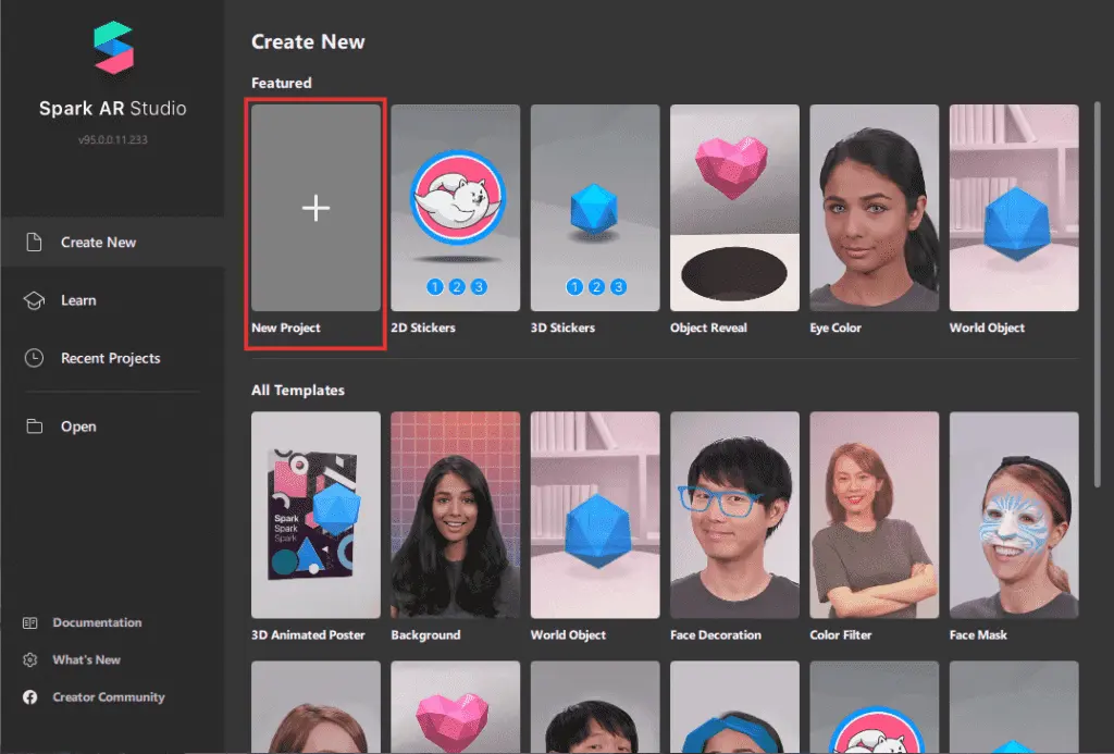 criar filtros instagram