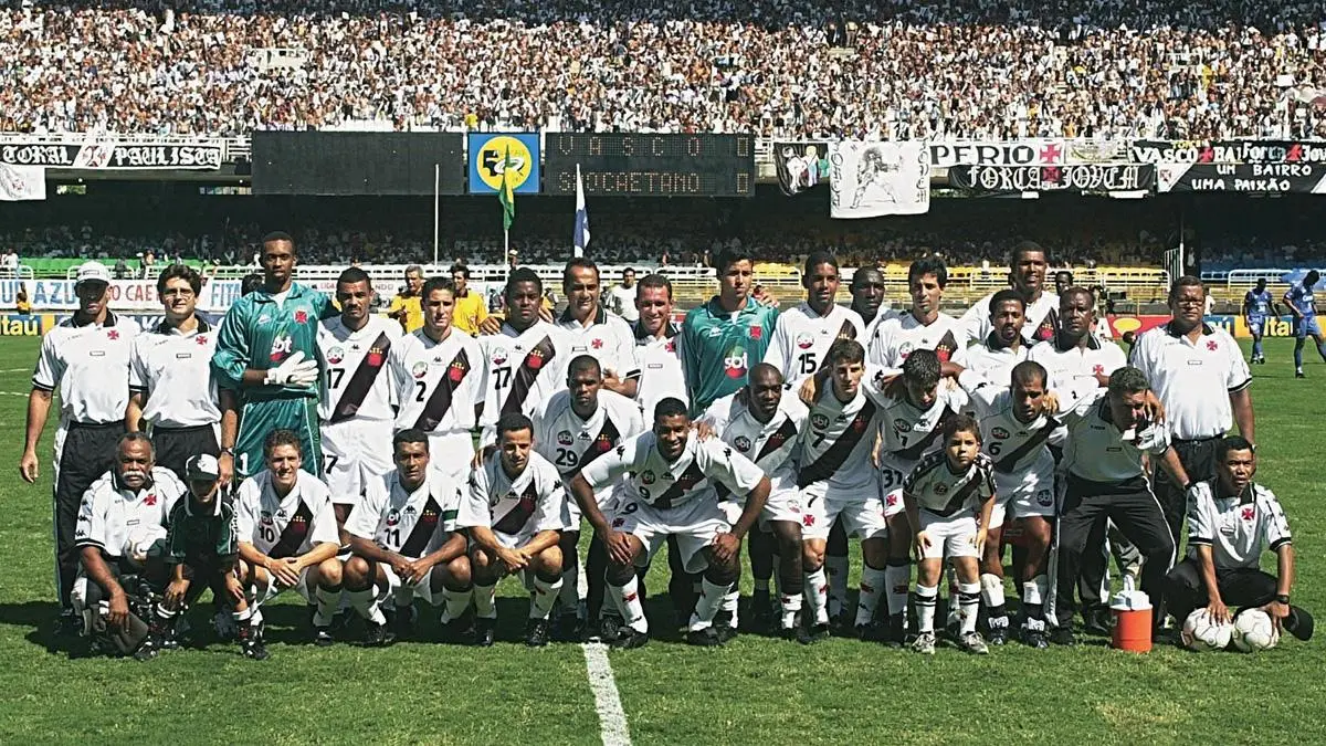 Vasco campeão de 2000: time tem um dos maiores jejuns do Brasileirão