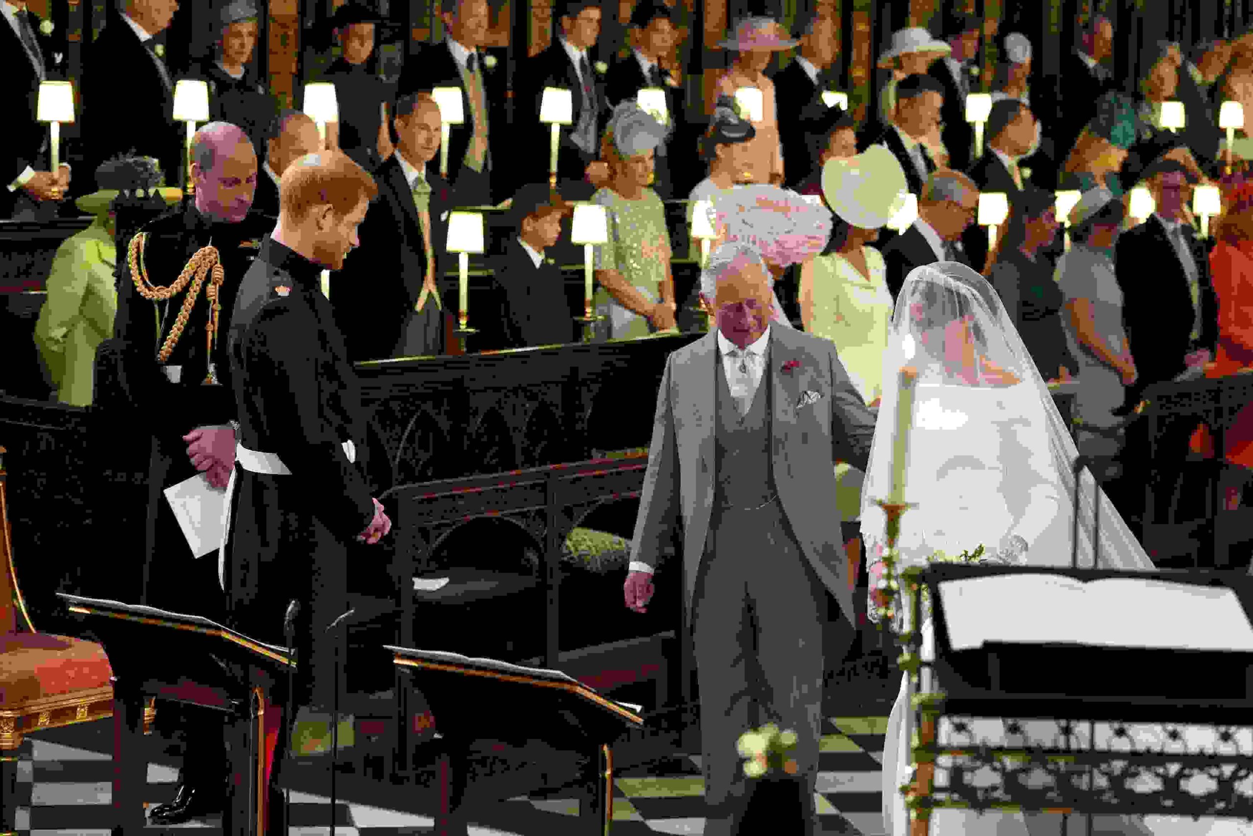 Príncipe Charles e Meghan Markle