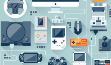 Imagem mostra alguns controles lançados na história do videogame