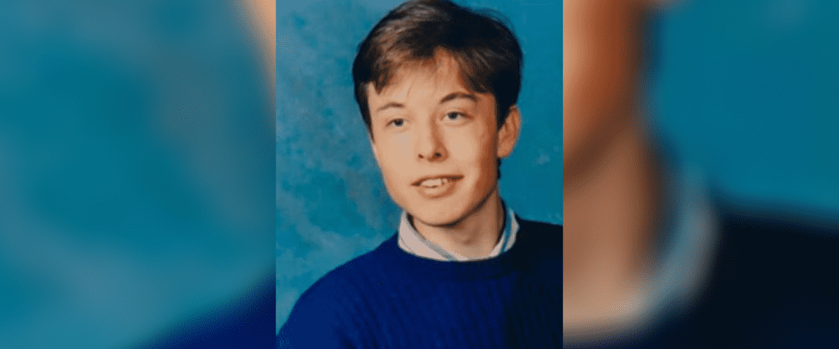 Elon Musk aos 12 anos de idade