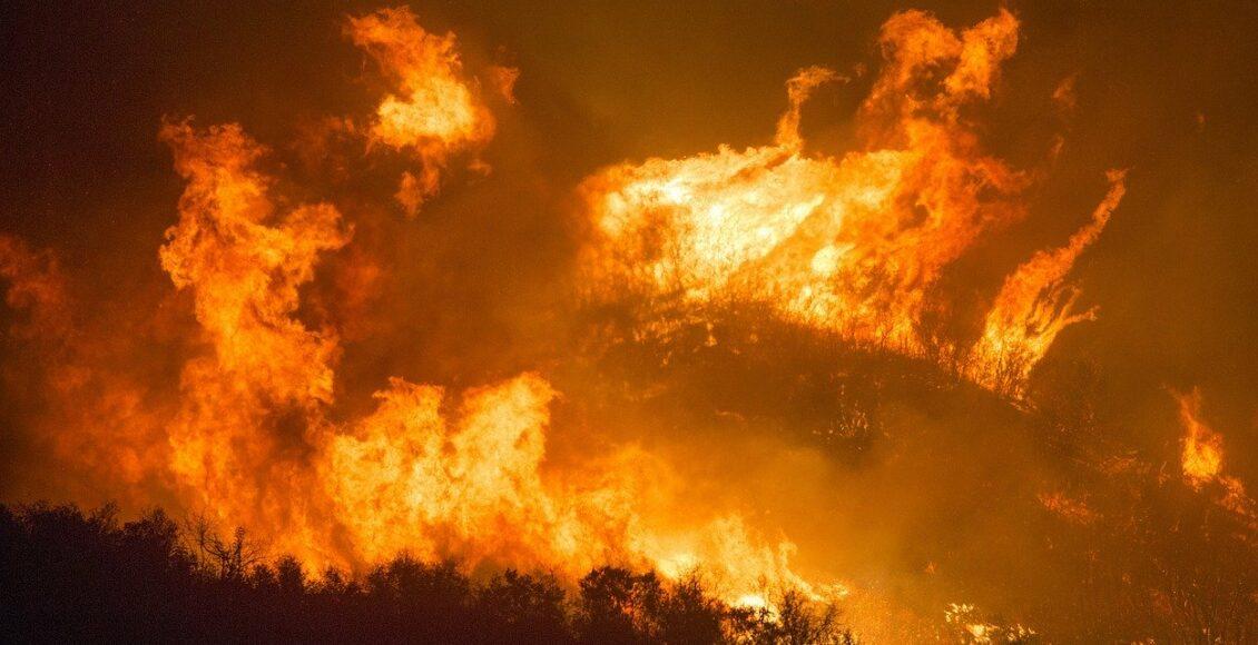 Incêndios florestais na Califórnia