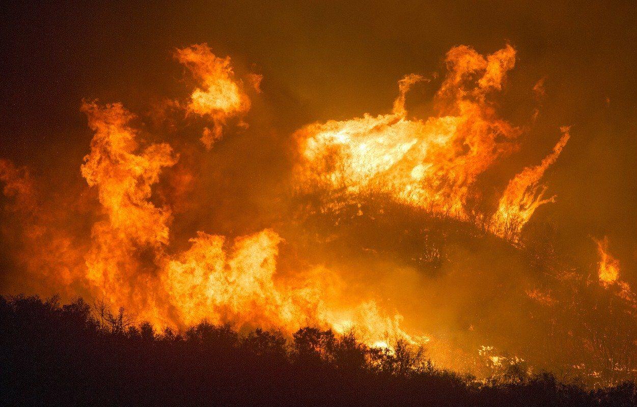 Incêndios florestais na Califórnia