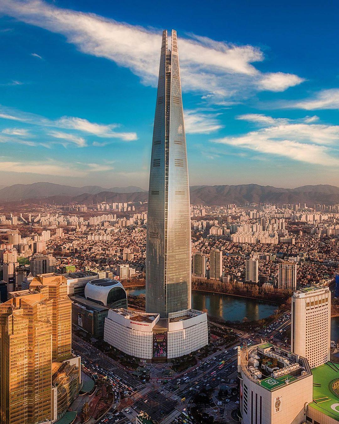 Lotte world tower coreia do sul