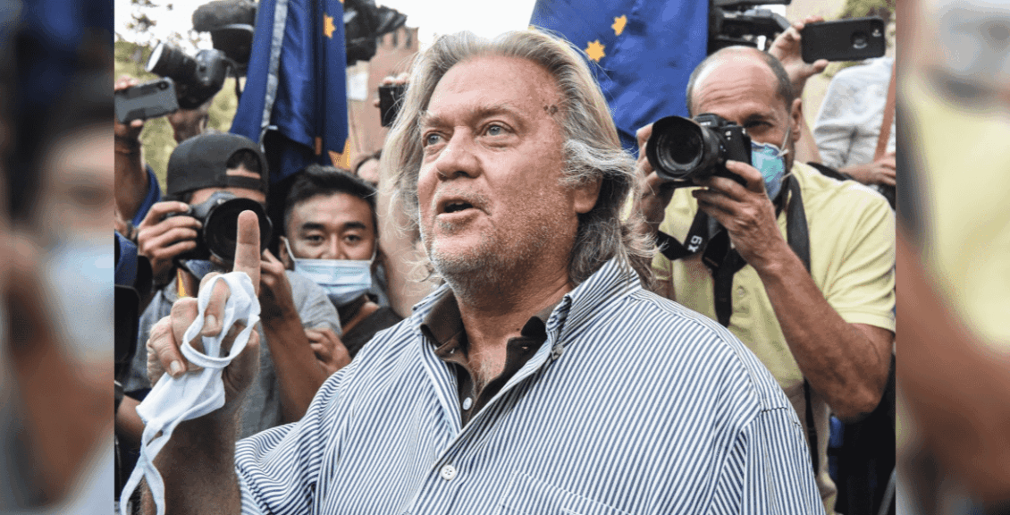 Steve Bannon após depor à corte americana