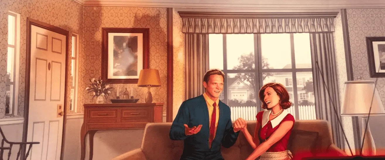 Flyer da série Wandavision, aposta da Dinsey+