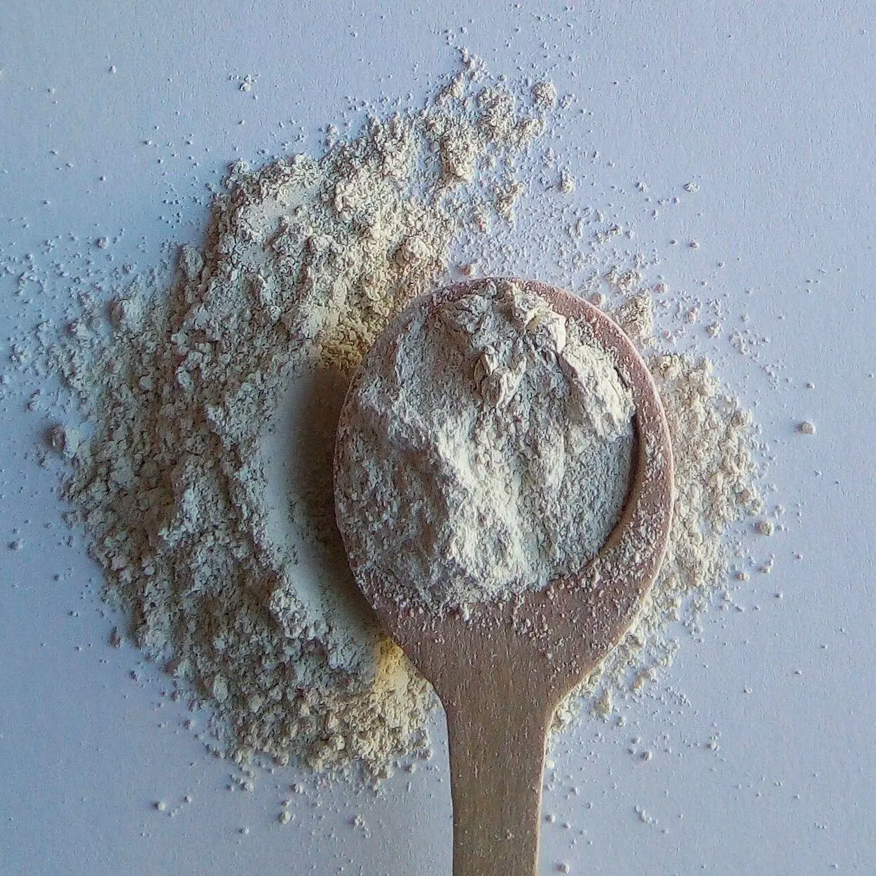 pó de argila branca