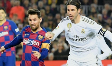 Messi e Sergio Ramos disputam jogada; Rel Madrid e Barcelona são as marcas mais valiosas do futebol