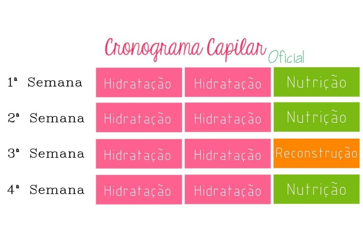 cronograma capilar 