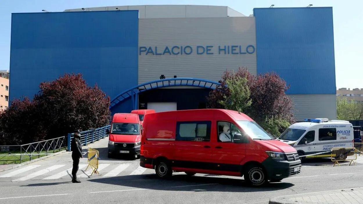 palácio de gelo em madri