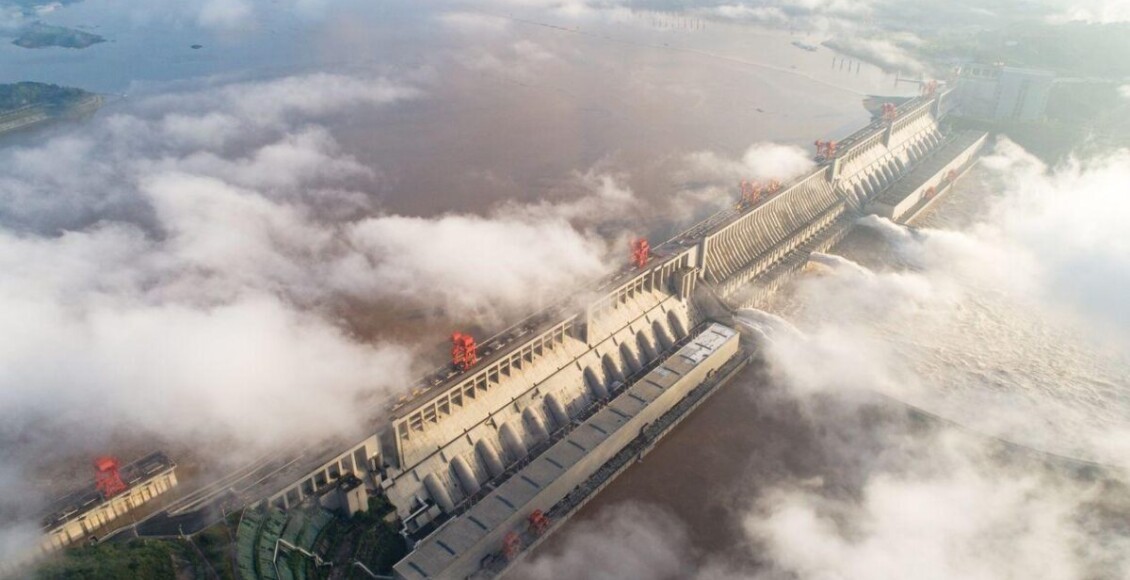 inundação na china atinge barragem das tres gargantas