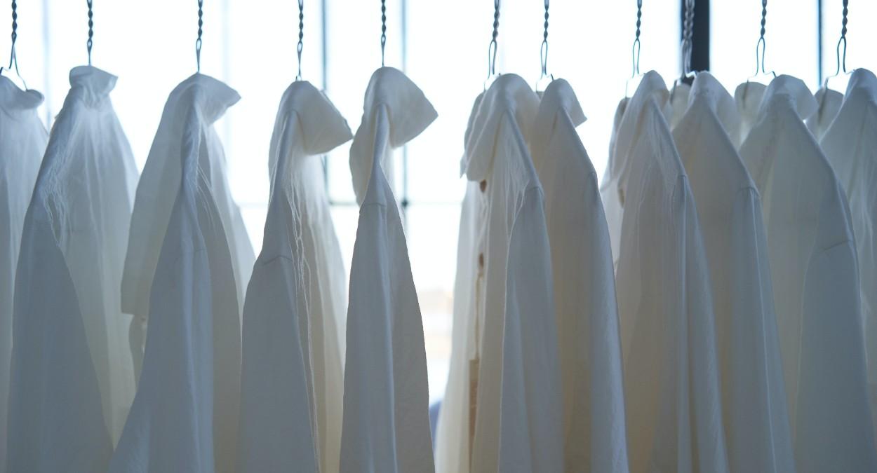 mancha de roupa branca