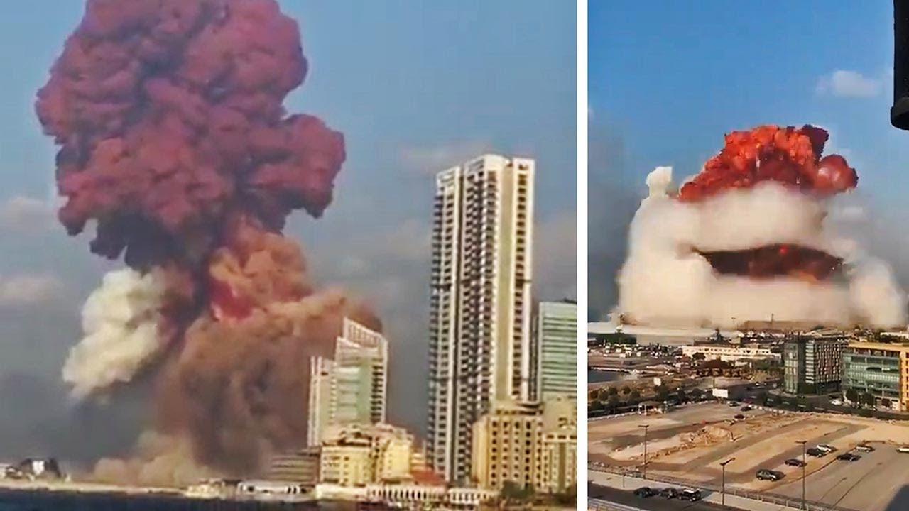explosão atinge beirute