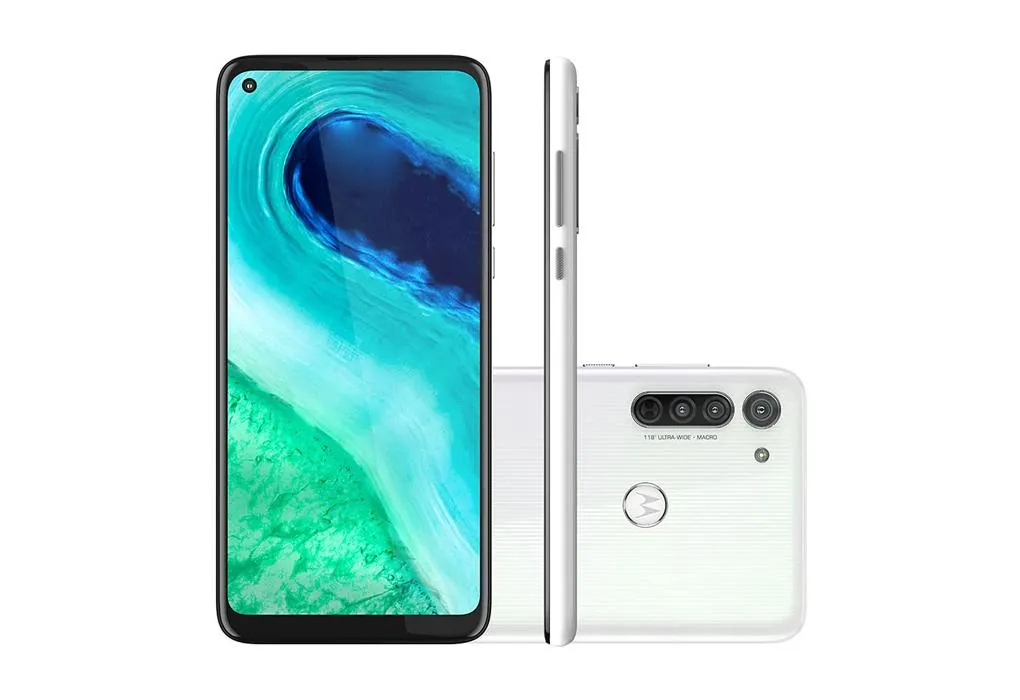 Imagem de divulgação do celular Motorola Moto G8