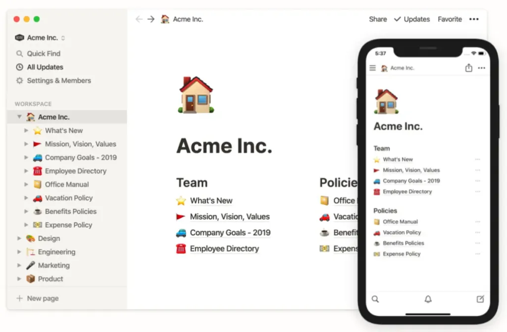 App Notion