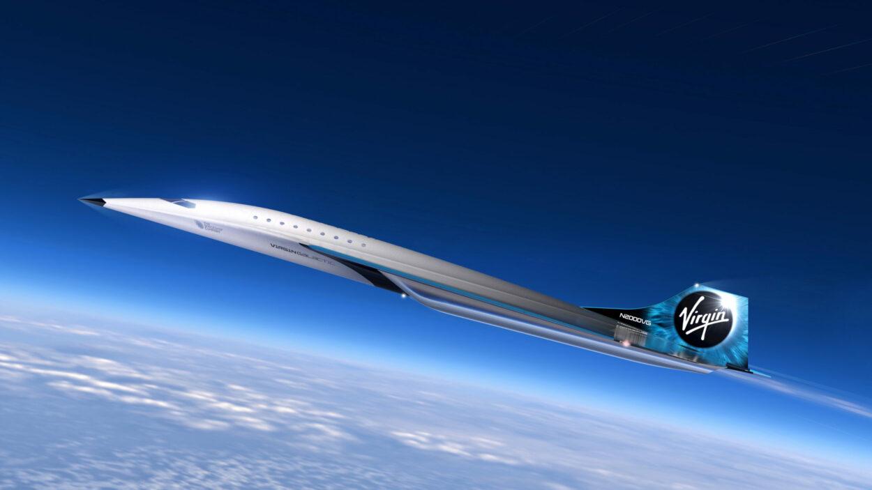 projeto supersonico da virgin galactic