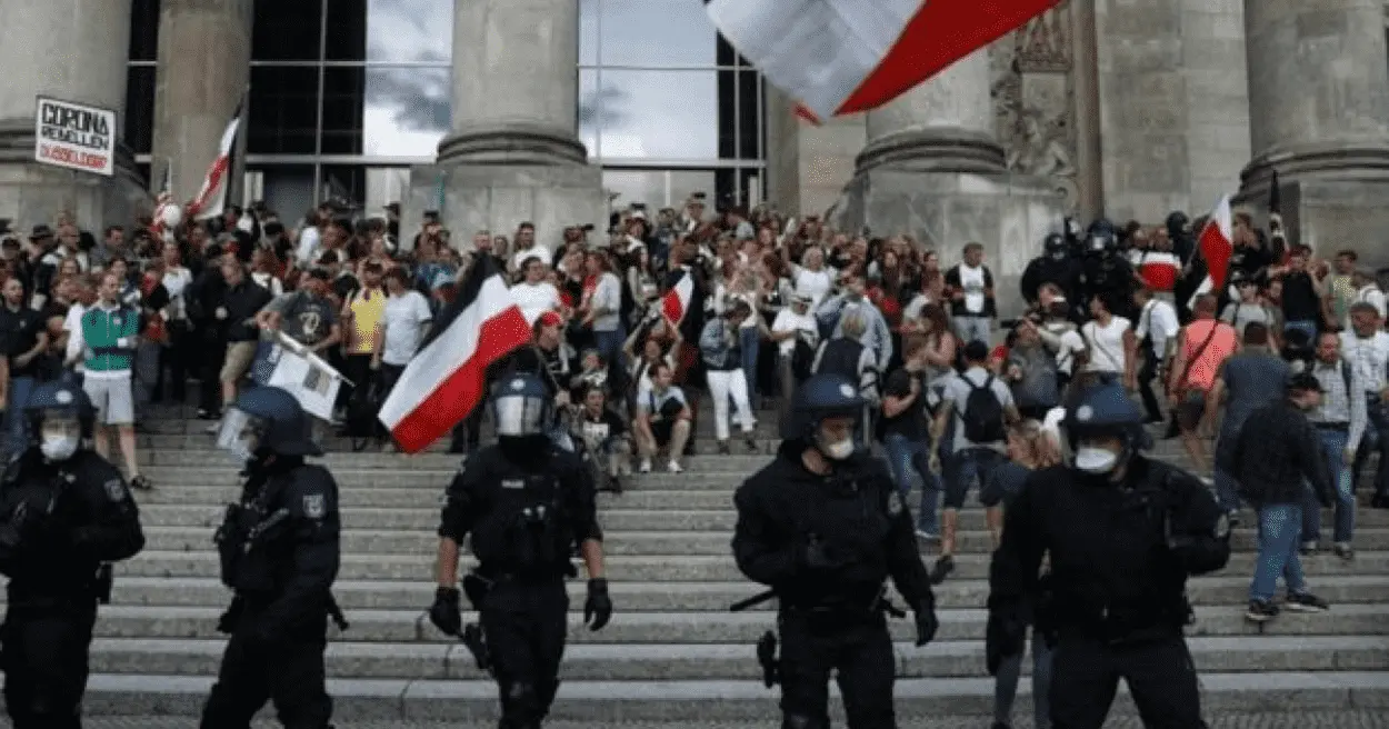 protestos anti-corona