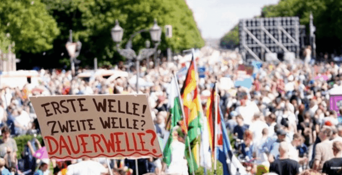 protestos anti-corona