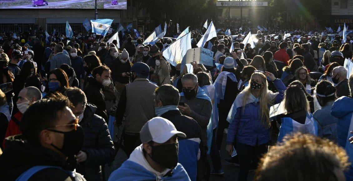 protestos na argentina