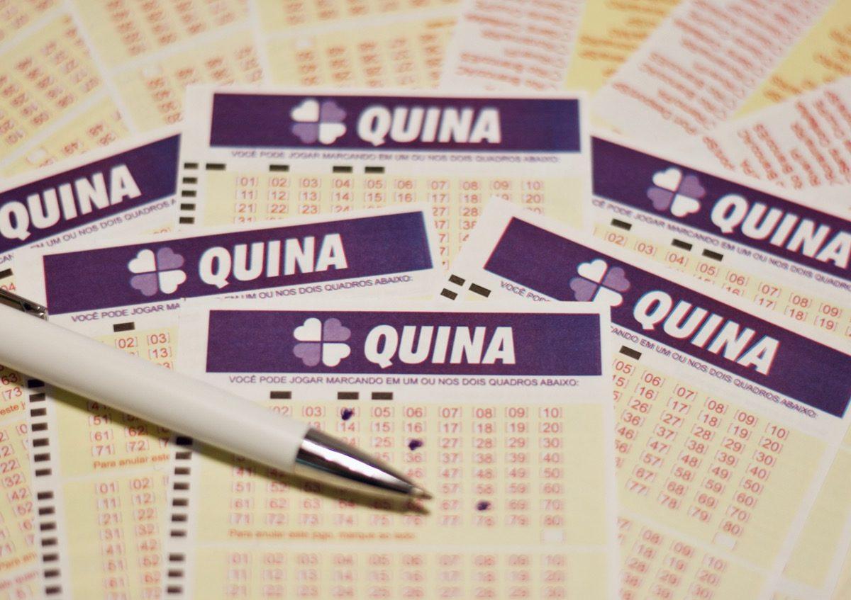 Imagem mostra jogo da quina concurso 5340