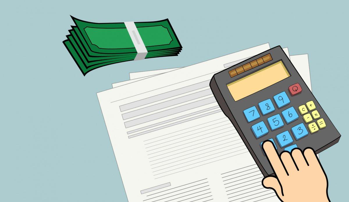 calculadora papeis e dinhero