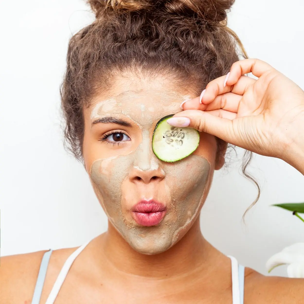 argila no rosto rotina de beleza