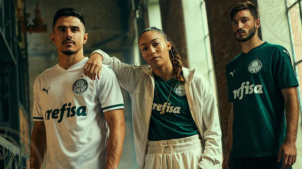 Novas camisas do Palmeiras lançadas pela Adidas em 2020