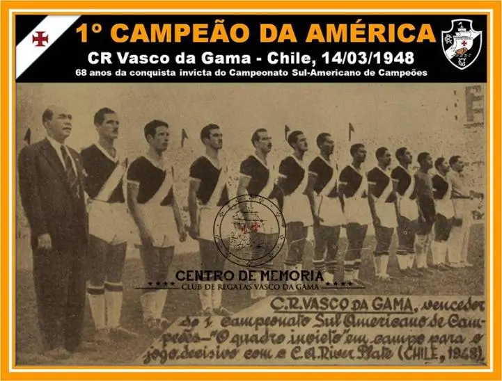 Vasco da Gama campeão em 1948