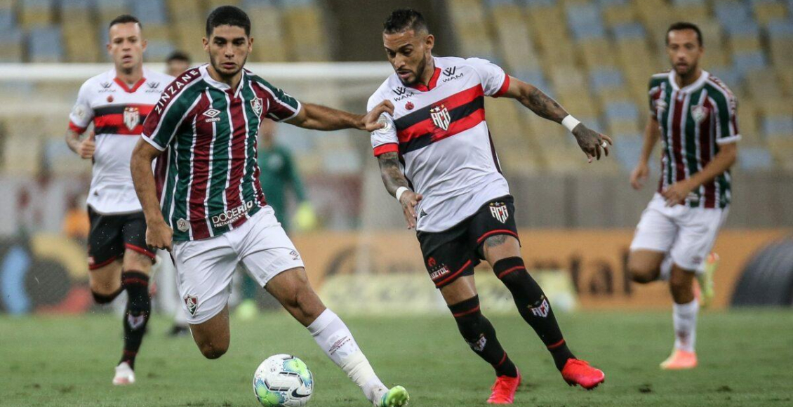 Jogo entre Fluminense e Atlético GO na Copa do Brasil