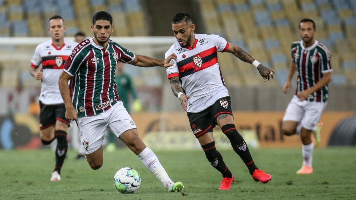 Jogo entre Fluminense e Atlético GO na Copa do Brasil