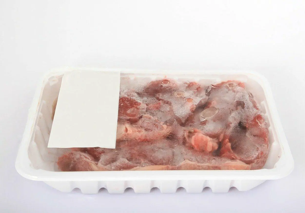 Alimentos congelados com coronavírus