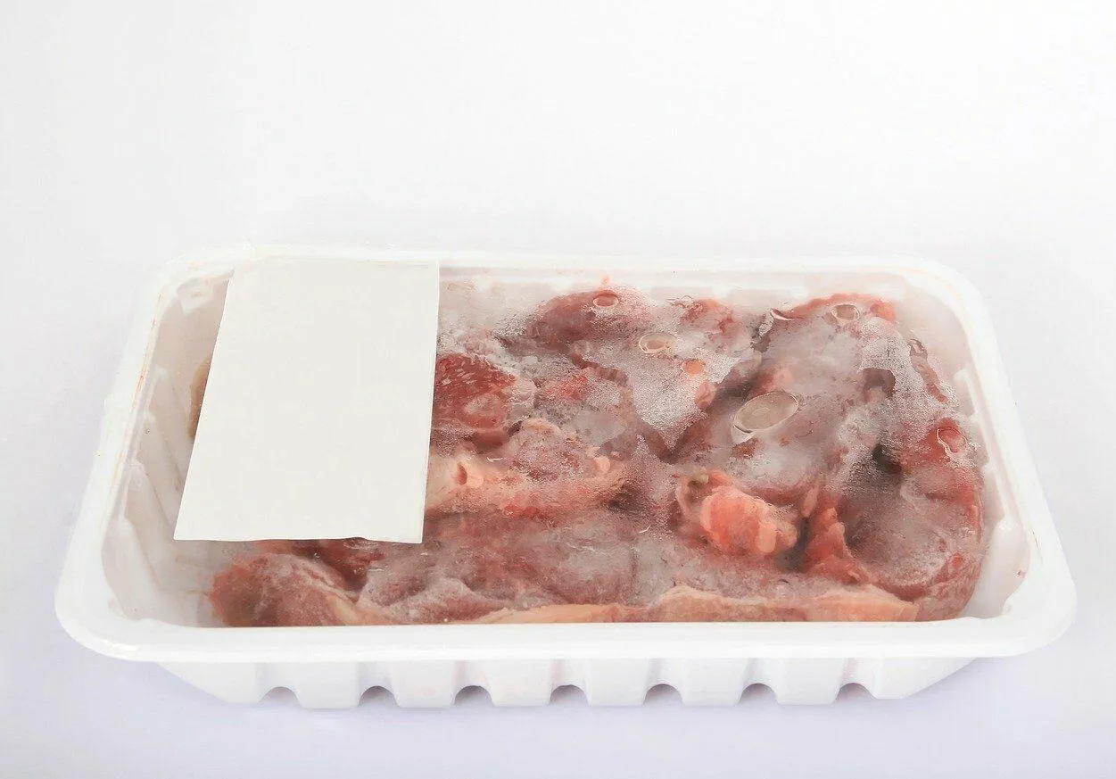 Alimentos congelados com coronavírus