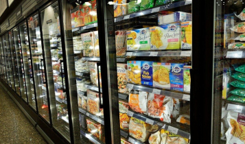 Alimentos congelados com coronavírus