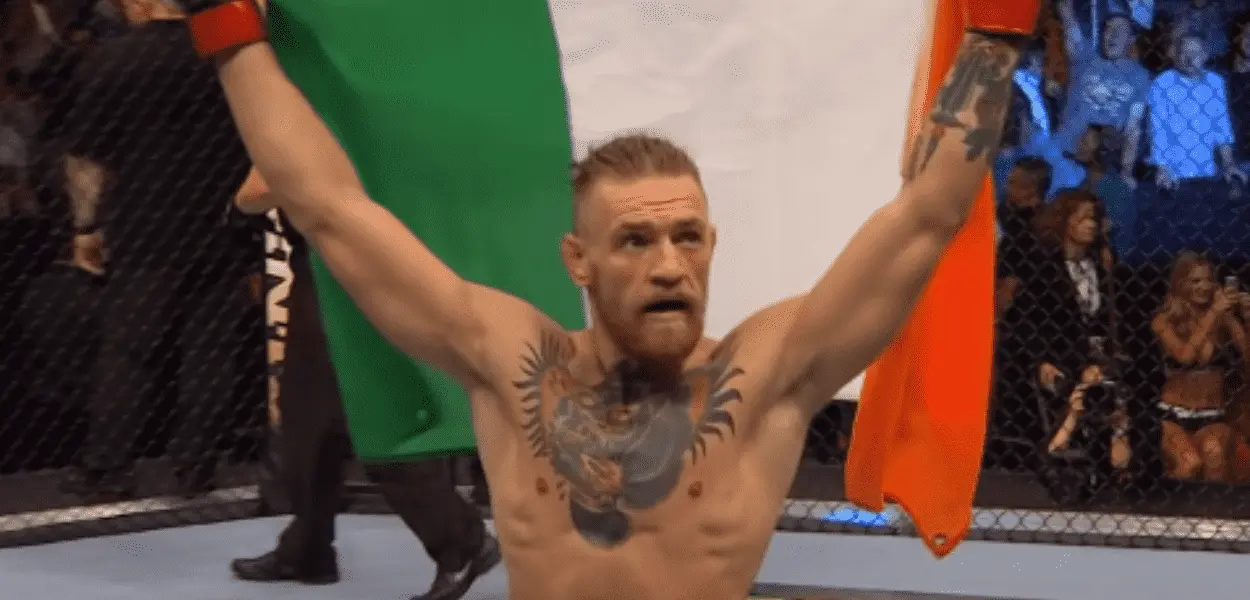 Conor McGregor após luta