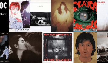 Imagem com a capa de 10 discos que completam 40 anos em 2020