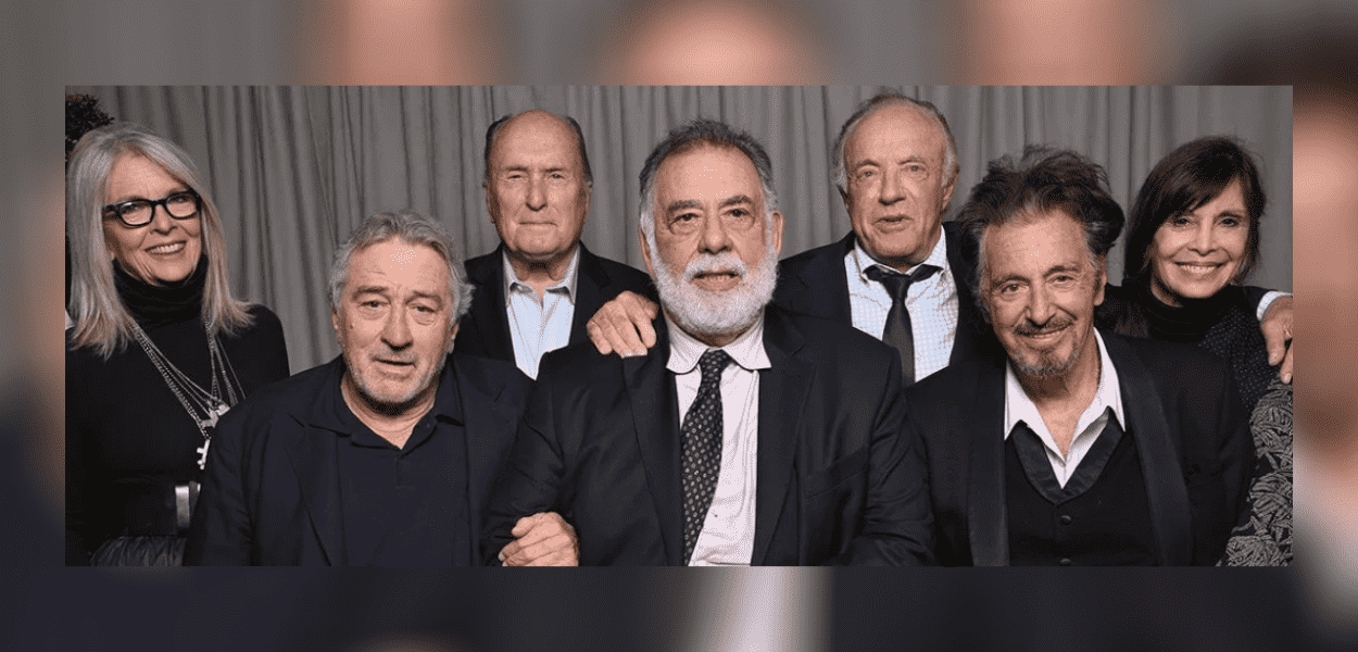 Diane Keaton, Robert De Niro, Robert Duvall, Francis Ford Coppola, James Caan, Al Pacino e Talia Shire