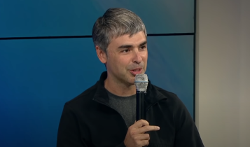 Larry Page durante evento do Google